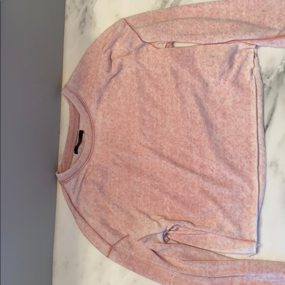 Light Pink Forever 21 Long Sleeve Shirt